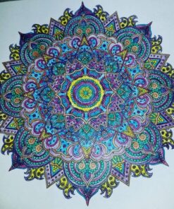 Mandala Coloring Book: 100+ Unique Mandala Designs and Stress Relieving Patterns for Adult Relaxation, Meditation, and Happiness (Magnificent Mandalas) Paperback, Large Print 109 71xctE7iYzL