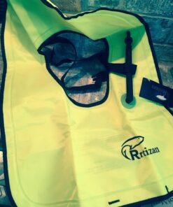 Rrtizan Snorkel Vest, Adults Portable Inflatable Swim Vest Jackets for Snorkeling Swimming Diving Safety Green one_size 43 71xcwsSAccL