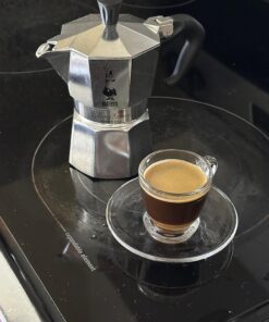 Bialetti - Moka Express: Iconic Stovetop Espresso Maker, Makes Real Italian Coffee, Moka Pot 3 Cups (4.3 Oz - 130 Ml), Aluminium, Silver 3-Cup Aluminum Silver 39 71xd2lRulAL