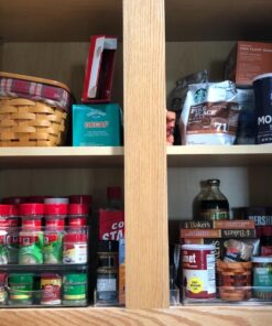 iDesign Linus Plastic Stadium Spice Racks, BPA-Free 3-Tiered Organizer for Kitchen, Pantry, Bathroom, Vanity, Office, Craft Room Storage Organization, 10.25" x 9.25" x 4", Clear Large - Set of 1 10.25" x 9.25" x 4" 37 71xdVtxnBPL