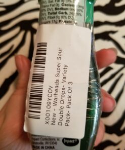 Warheads Super Sour Double Drops- Variety Pack- Pack Of 3 24 71xdauELlaL