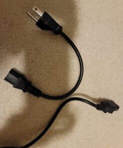 C2G 1FT Replacement AC Power Cord - Power Cable for TV, Computer, Monitor, Appliance & More (24240) 1 Pack 1 FT 15 71xePEGHefL