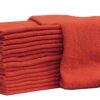 Nabob Wipers Auto Mechanic Shop Towels 25 Pack Shop Rags 100% Cotton Size 14"x14" Commercial Grade (25 Pack, Red) Red 48 71xepywXh8L