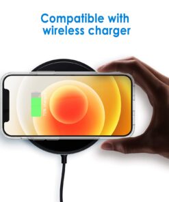 JETech Case for iPhone 12/12 Pro 6.1-Inch, Non-Yellowing Shockproof Phone Bumper Cover, Anti-Scratch Clear Back (HD Clear) HD Clear 25 71xf84 ZLIL