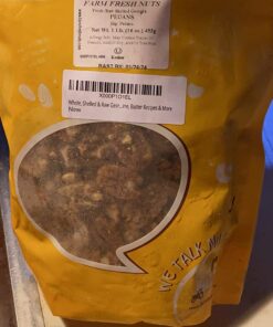 Whole, Shelled & Raw Georgia Pecans by Farm Fresh Nuts | 1 LB Bag of Southern Tastiness | Unsalted & Handpicked for Freshness | Perfect For Pecan Pie, Cookie, Praline, Butter Recipes & More 1 Pound (Pack of 1) 16 71xfF 6uUKL