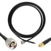 GEMEK 3ft SMA Male to N Male Pure Copper Cable, Low Loss Coaxial for 3G/4G/5G/6G/LTE/ADS-B/Ham/GPS/WiFi/RF Radio to Antenna or Surge Arrester Use (50 Ohm Not for TV) 3 ft 75 71xgAP3VygL