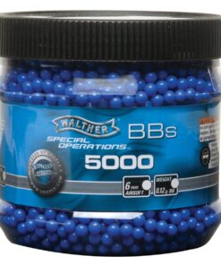 Walther 6mm Airsoft BBS Special Ops Airsoft Ammo.12 Grams, Blue 5000 Count