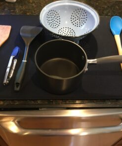 Envision Home Dish Drying Mat for Kitchen, Absorbent, Reversible Microfiber Dish Mat, 18 Inch x 24 Inch, Black 432801 X-Large 28 71xgTEr4j7L