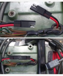 Nilight 10 Gauge 2 Pin Quick Disconnect Harness,Heavy Duty SAE Connector Bullet Lead Cable,2 Years Warranty 12" SAE Disconnect 10AWG 15 71xggWaSAJL