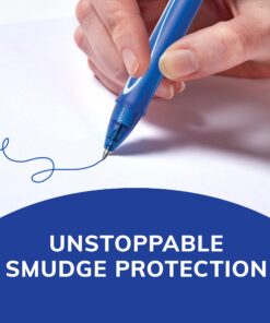 BIC Gel-ocity Quick Dry Blue Gel Pens, Medium Point (0.7mm), 12-Count Pack, Retractable Gel Pens With Comfortable Full Grip 12 Count (Pack of 1) 16 71xgjwiNVTL