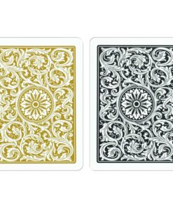 Copag 1546 Design 100% Plastic Playing Cards, Poker Size Black/Gold (Jumbo Index, 1 Set) Jumbo Index 21 71xh2OVk7L 1