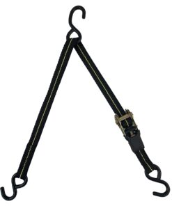 Cajun Tie Downs - 3 Point Tie Down Ratchet Strap for Jet Ski, Sea Doo & Wave Runner (8 Feet, Black) 8 Feet 17 71xh5Si50LS