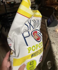 SkinnyPop White Cheddar Popcorn, 4.4oz Grocery Sized Bag, Skinny Pop, Healthy Popcorn Snacks, Gluten Free 16 71xhaMeHWVL