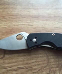 Spyderco Ambitious Value Knife with 2.31" Stainless Steel Blade and Durable Black G-10 Handle - PlainEdge - C148GP 47 71xhrBXpTVL