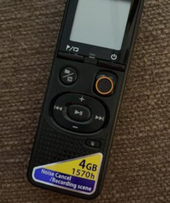 Olympus VN-541PC digital voice recorder with one-touch recording, noise-cancellation function, 4GB memory, four scenes recording, includes a micro-USB cable. 21 71xhzs4I1nL