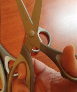 Office Scissors Pack Craft Sissors - Best Titanium Scissors - Sharp Scissors, Sewing Siccors, Multi Pack Set of 3, Soft Handle, Utility Household Scizzors 34 71xicOh70L