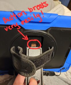 SEYMAC iPad 6th/5th Generation Case iPad 9.7 Case, Full-Body Shockproof Heavy Duty Protective Case with Screen Protector, Rotating Stand/Hand/Shoulder Strap for iPad 6th/ 5th / Air 2/ Pro 9.7, Blue Black/ Dark Blue 9.7 inch - For iPad 6th/5th Gen 24 71xis290pRL