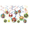 Super Mario Brothers Foil Swirl Hanging Decorations - 5" & 7" (Pack of 12) - Vibrant Design - Perfect for Any Celebration 14 71xit5FcqAL