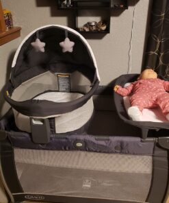 Graco Pack ‘n-Play Travel Dome LX-Playard | Features Portable Bassinet, Redmond w/ Raised Dome 42 71xivcbgCL