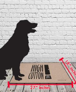Alternative view of High Cotton Dachshund, It's German for Little Pain in The A Doormat (Natural)