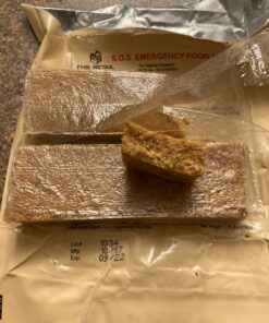 SOS Food Rations Emergency 3600 Calories Cinnamon Flavor Food Bar - 3 Day / 72 Hour Package with 5 Year Shelf Life- 1 Pack 26 71xkABZ048L