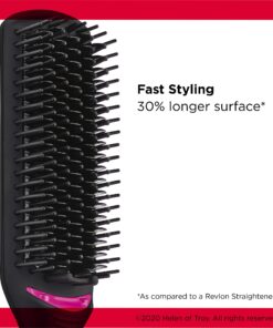 Revlon Hair Straightening and Styling Brush | Great for Second Day Styling (4-1/2 in) 28 71xkeoE7agL
