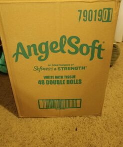 ANGEL SOFT Toilet Paper Bath Tissue, 48 Double Rolls, 260+ 2-Ply Sheets Per Roll 52 71xl2CTbLSL