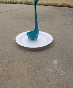 OTOTO Nessie Ladle Spoon - Turquoise Cooking Ladle - Cooking Gifts - Use for Serving Soup, Stew, Gravy & Chili - High Heat Resistant Loch Ness Stand Up Soup Ladle 38 71xlOZ90F3L