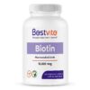 BESTVITE Biotin 10,000mcg (240 Vegetarian Capsules) - No Stearates - No Dicalcium Phosphate - No Artificial Sweeteners - No Flavors - No Flow Agents - Vegan - Non GMO - Gluten Free 240 Count (Pack of 1) 32 71xlUfdvVVL