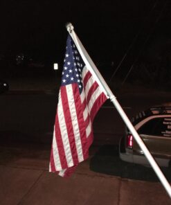 American Flag 2x3-100% Made In USA using Tough, Long Lasting Nylon Built for Outdoor Use, Featuring Embroidered Stars and Sewn Stripes plus Superior Quadruple Stitching on Fly End 2 by 3 Foot 26 71xlvRebpbL