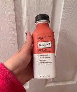 Soylent Cafe Chai Meal Replacement Shake, Ready-to-Drink Plant Based Protein Drink, Contains 20g Complete Vegan Protein and 1g Sugar, 14oz, 12 Pack 14 Fl Oz (Pack of 12) 21 71xm12EooAL