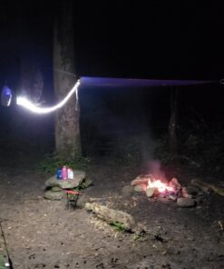 POWER PRACTICAL Luminoodle - The Original LED Light Rope for Camping - 5ft Waterproof USB Powered LED String Lights + Lantern for Hiking, Safety, Emergencies 5 FT 51 71xmChJby9L