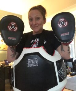 Contender Fight Sports Heavy Hitter Boxing Body Protector PBP Black/White 20 71xnZg3z6IL