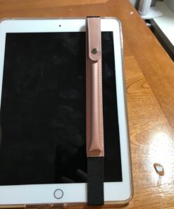 MoKo Pencil Case Fit Apple Pencil (USB-C), Apple Pencil 1st/2nd Generation, Elastic Band Detachable Stylus Pens Pocket Protective Pouch for 9.7"-12.9" Tablet,Rose Gold Rose Gold 63 71xnrz4sclL