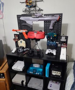 VIVO Steel Clamp-on Desk Pegboard, 24 x 20 inch Privacy Panel, Magnetic Peg Board, Office Accessory Organizer, Above or Below Desk Placement, Black, PP-DK24B 24" 26 71xpApFz3FL