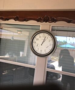 La Crosse Technology WT-3181PL-INT 18 inch Atomic Outdoor Clock with Temperature & Humidity 18" Standard Packaging 28 71xpDsYWvPL