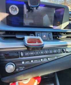 Saucemoto Dip Clip | An in-car sauce holder for ketchup and dipping sauces. As seen on Shark Tank (2 Pack, Black) 2 Pack 32 71xpPNcR8L