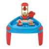 Amazon Basics 6 Piece Kids’ Sensory Sand & Water Wheel Play Table, 2 Floating Sailboats, Bucket, Tower, Easy Snap-Together Assembly, Red/Blue 2 71xpYtdyMkL