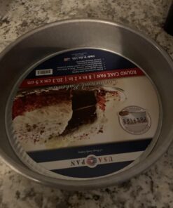 USA Pan Bakeware Round Cake Pan, 9 inch, Nonstick & Quick Release Coating, 9-Inch,Aluminized Steel 45 71xphPILIL 1