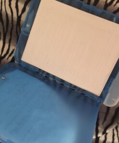 Officemate OIC Slim Clipboard Storage Box Blue 47 71xpxiknWRL