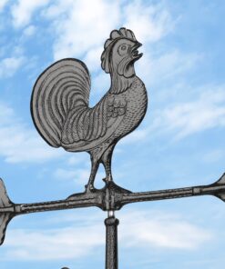Whitehall Products 67 Rooster Accent Weathervane, 24", Black 12 71xq6DgjfQL