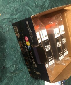 GPC Image Compatible Ink Cartridge Replacement for HP 564XL 564 XL Compatible with DeskJet 3520 3522 Officejet 4620 Photosmart 5520 6510 7520 7525 Printer (4 Black) 30 71xqOWIj3UL