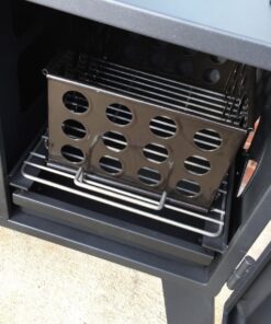 Dyna-Glo DGO1176BDC-D Vertical Offset Charcoal Smoker Standard Black 63 71xqRlQiNL
