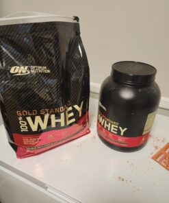 Optimum Nutrition Gold Standard 100% Whey Protein Powder, Double Rich Chocolate, 5 Pound (Packaging May Vary) 5 Pound (Pack of 1) 38 71xrh29beeL