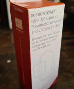 Mission USB Power Cable for Chromecast and Chromecast Ultra (CHROMECAST NOT Included) 19 71xruQY6kL
