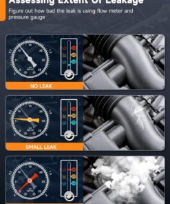 FOXWELL ST203 Automotive Smoke Machine with Built-in Air Pump, EVAP Vacuum Leak Detector, Air/Smoke Mode Car Pipe Leakage Diagnostic Tester for All DC12V Vehicles 15 71xsR8BVKFL 1