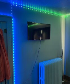 GUPUP 100 FT LED Strip Lights,Rope Lights,Bluetooth APP Control,Color Changing Light Strip,Lights sync with Music,para cuarto,LED Lights for Bedroom(Packaging Error Described as 30FT) 38 71xsSWx5w L