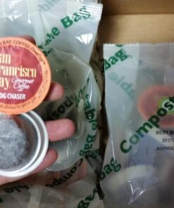 San Francisco Bay Compostable Coffee Pods - Fog Chaser (80 Ct) K Cup Compatible including Keurig 2.0, Medium Dark Roast 80 Count (Pack of 1) 28 71xsgegoOOL