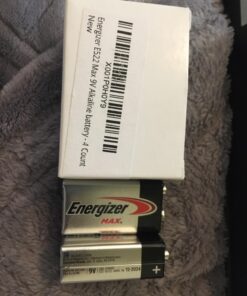 Energizer E522 Max 9V Alkaline battery - 4 Count 4 Count (Pack of 1) 28 71xthAEDrPL