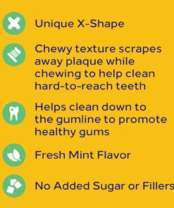 PEDIGREE DENTASTIX Fresh Breath Large Dog Dental Treats Fresh Flavor Dental Bones, 1.46 lb. Pack (28 Treats) (Packaging May Vary) 28 Count (Pack of 1) 25 71xtqIw8s1L